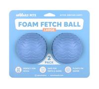 APAWLO Pets Foam Fetch Ball (Blue, Large)