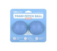 APAWLO Pets Foam Fetch Ball (Blue, Medium)