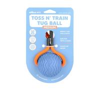 APAWLO Pets - Toss n’ Train Tug Ball (Blue, Medium)
