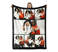 APAYAN Custom Flannel Throw Blanket Personalized Photo Sofa Gift Customized Text Pictures Sudoku For Pet Friends Family-B-150X200