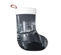 Apbdffjnf Aerial Night of View Hong Kong 45cm Christmas Stockings for Christmas Tree Holiday Family Xmas Indoor Family Party Decoration