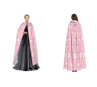 Apbdffjnf (Bunny cute) Print Adult Hooded Cape Mysterious Hooded Cloak for Halloween Costume Party Christmas Cosplay