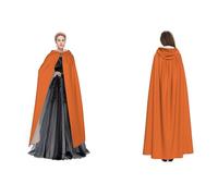 Apbdffjnf (Ceramic Red) Print Adult Hooded Cape Mysterious Hooded Cloak for Halloween Costume Party Christmas Cosplay