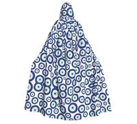Apbdffjnf (Evil eyes) Print Adult Thick Hooded Cloak Unisex Cloak with Hood, Halloween Hooded Cape for Women Men Soft and Elastic