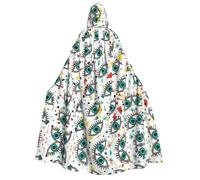 Apbdffjnf (Evil eyes) Print Adult Thick Hooded Cloak Unisex Cloak with Hood, Halloween Hooded Cape for Women Men Soft and Elastic