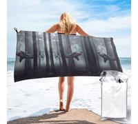 Apbdffjnf Funny Sharks Design Print Bath Towel Quick Dry Beach Towel Super Absorbent Microfiber Towels for Travel Beach Gym 31.5"x63"