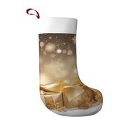 Apbdffjnf Gold silk christmas 45cm Ultra Soft Christmas Stockings for Christmas Tree Holiday New Year Xmas Indoor Family Party Decoration