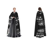 Apbdffjnf (I'm A Realtor Ask Me) Print Adult Hooded Cape Mysterious Hooded Cloak for Halloween Costume Party Christmas Cosplay