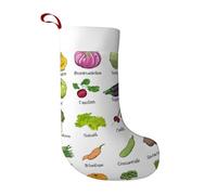 Apbdffjnf Introduction of various vegetables 45cm Ultra Soft Christmas Stockings for Christmas Tree Holiday New Year Xmas Indoor Family Party Decoration