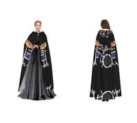Apbdffjnf (Jazz drum) Print Adult Hooded Cape Mysterious Hooded Cloak for Halloween Costume Party Christmas Cosplay