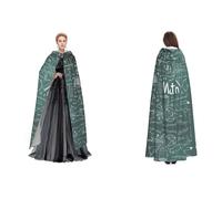 Apbdffjnf (Math Lesson Word) Print Adult Hooded Cape Mysterious Hooded Cloak for Halloween Costume Party Christmas Cosplay