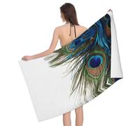 Apbdffjnf peacock feather Printed Bath Towel Quick Dry Super Absorbent Microfiber Towels for Travel Beach Swim Camping Gym 80x130 cm