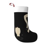 Apbdffjnf Skunk 45cm Ultra Soft Christmas Stockings for Christmas Tree Holiday New Year Xmas Indoor Family Party Decoration