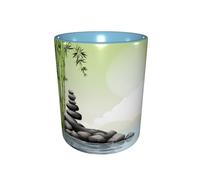 Apbdffjnf Stone Print Ceramic Coffee Mugs, 11 Oz Ceramic Mugs Tea Cups with Handle for Office and Home Sky Blue