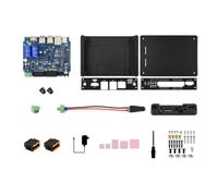 APBVIHL Industrial Computer for Raspberry Pi Compute Module 5 | Aluminium Enclosure, Gigabit LAN, HDMI 4K, M.2 NVMe, RS485/RS232, USB3.2, DIN Rail, CM5 Not Included