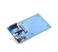 APBVIHL NAS Network Storage Server Dock for NanoPi NEO/NEO2, 2.5 Inch SATA, USB Host, RTC, 12V DC, I2C Interface, Blue, 151 x 76.4 x 28 mm (NAS Expansion Board)