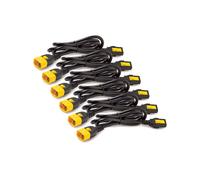 APC AP8702S-WW Power Cord Kit (6 ea), Locking, C13 to C14, 0.6m