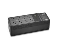 APC Back-UPS, 500VA/300W Floor/Wall Mount, 230V, 8x British BS1363A outlets, USB Type A Port, User Replaceable Battery