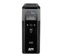 APC Back-UPS Pro, 1600VA/960W, Tower, 230V, 8x IEC C13 outlets, Sine Wave, AVR, USB Type A + C ports, LCD, User Replaceable Battery