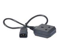 APC by Schneider Electric Power Cord - AP9881 - C14 to BS1363 (UK), 0.6 m, Black