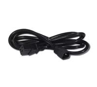 APC C19/C14 2m. Cable length: 2 m Connector 1: C14 coupler Connector 2: C19 coupler. Input current: 10 A