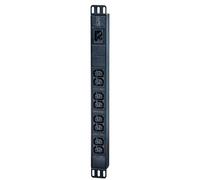 APC Easy Rack PDU, Basic, 1U, 1 Phase, 3.7kW, 230V, 16A, 8 x C13 outlets, IEC60320 C20 inlet