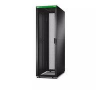 APC Easy Rack. 42U. Black. With Roof. Castors. Feet. 4 Brackets. and S