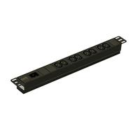 APC Easy Rack PDU, Basic, 1U, 1 Phase, 3.7kW, 230V, 16A, 8 x C13 outlets, IEC60320 C20 inlet