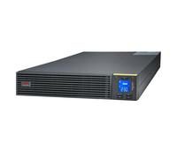 APC Easy UPS On-Line, 6kVA/6kW, Rackmount 2U, 230V, 1x Hard wire 3-wire(1P+N+E) outlet, Intelligent Slot, Extended runtime, No battery, W/O rail kit