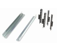 APC Equipment Support Rails for 600mm Wide Enclosure - Black