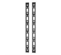 APC ER7RCC42. Type: Rack rail Product colour: Black Rack capacity: 0U. Width: 129 mm Depth (max): 1 cm Height: 1868 mm. Quantity per pack: 2 pc(s) Package width: 180 mm Package depth: 1140 mm
