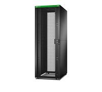 APC Easy Rack 48U Black With Roof Castors Feet 4 Brackets and Side Panels No Bottom 2258H x 800W x 1200D mm