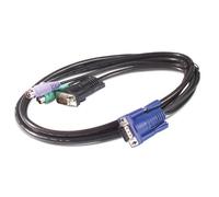 APC - Keyboard/video/mouse (KVM) cable - HD-15 (M) - 6 pin PS/2, HD-15 (M) - 1.83 m