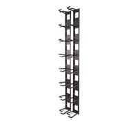 APC NetShelter Cable Management Vertical Cable Manager Cable Rings Set of 8 Black 55 mm x 766 mm x 85 mm