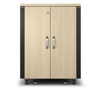 APC NetShelter Soundproof 17U Server Rack Enclosure 230V Maple