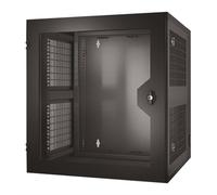 APC NetShelter WX 13U Wall Mountable Rack Cabinet for Networking, Airflow System - 482.60 mm Rack Width - Black