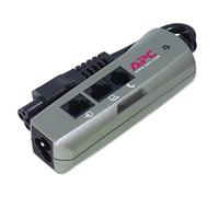 APC PNOTEPROC6-EC Notebook Surge Protector for AC, phone and network lines, 3 pin connection, 100-240V