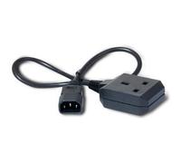 APC C14/BS1363 0.6m Black C14 coupler