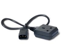 Apc Power Cord C14 To Bs1363 Uk 0.6M. Cable Length: 0.6 M Connector 1: C14 Coupl