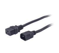 APC C19/C14 2m Black C14 coupler C19 coupler