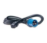 APC C19/IEC309 2.5m Black C19 coupler