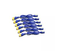 APC Power Cord Kit (6 ea) Locking C13 TO C14 0.6m Blue