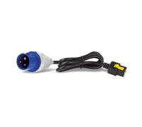 APC Power Cord Locking C19 to IEC309-16A 3.0m. Cable length: 3 m Connector 1: C19 coupler. Input voltage: 230 V Input current: 16 A