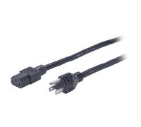 APC PWR C13 / 5-15P. 2.4 m Black 2.44 m C13 coupler NEMA 5-15P
