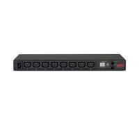 APC Rack PDU - AP7820B - Power Distribution (Metered, 1 U, 12 A / 208 V, 10 A / 230 V, 8 Outlets C13)