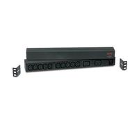 APC RACK PDU BASIC 1 U 16A 230V power distribution unit (PDU) 12 AC outlet(s) 0U/1U Black