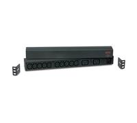 APC RACK PDU BASIC 1 U 16A 230V power distribution unit PDU 12 AC outlets 0U/1U