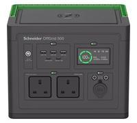 APC SE OffGrid Portable Power Station 500 - Li-Ion battery LCD 2x UK outlets 3x USB-A 2x USB-C 3x 12V wireless charger