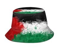 ApCuYf Flag of Palestine Bucket Hats Summer Travel Beach Sun Hat Outdoor Palestinian Cap Unisex Women Men