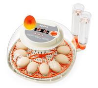 Apdoe 12 Egg Incubator, Incubators for Hatching Eggs, Automatic Egg Turner with Temperature Control, Egg Candler, Auto Water Replenishment, Poultry Incubator for Hatching Chicken Quail Duck Parrot